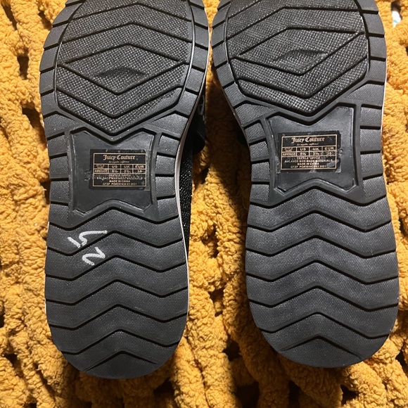 Juicy Couture Kids Black Sparkle Sneakers - Picture 3 of 3